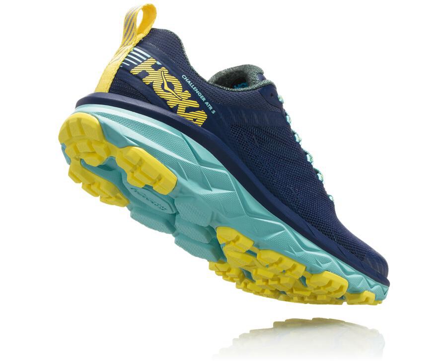 Zapatillas Trail Hoka One One Mujer - Challenger Atr 5 - Azules - CHX960341